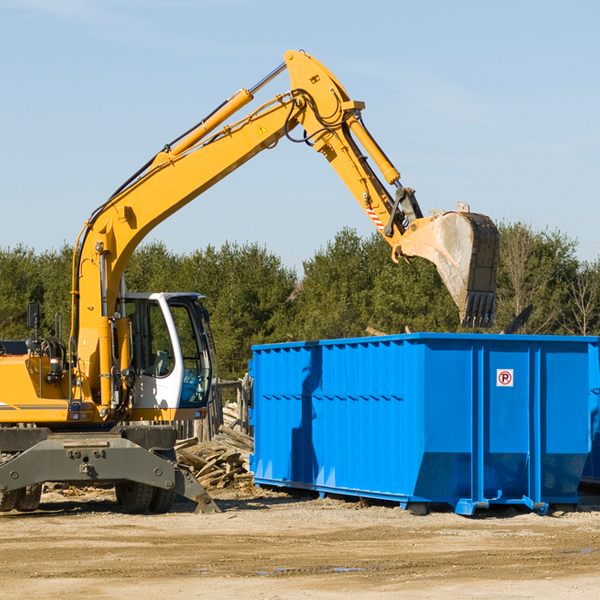 are there any restrictions on where a residential dumpster can be placed in Cuylerville NY